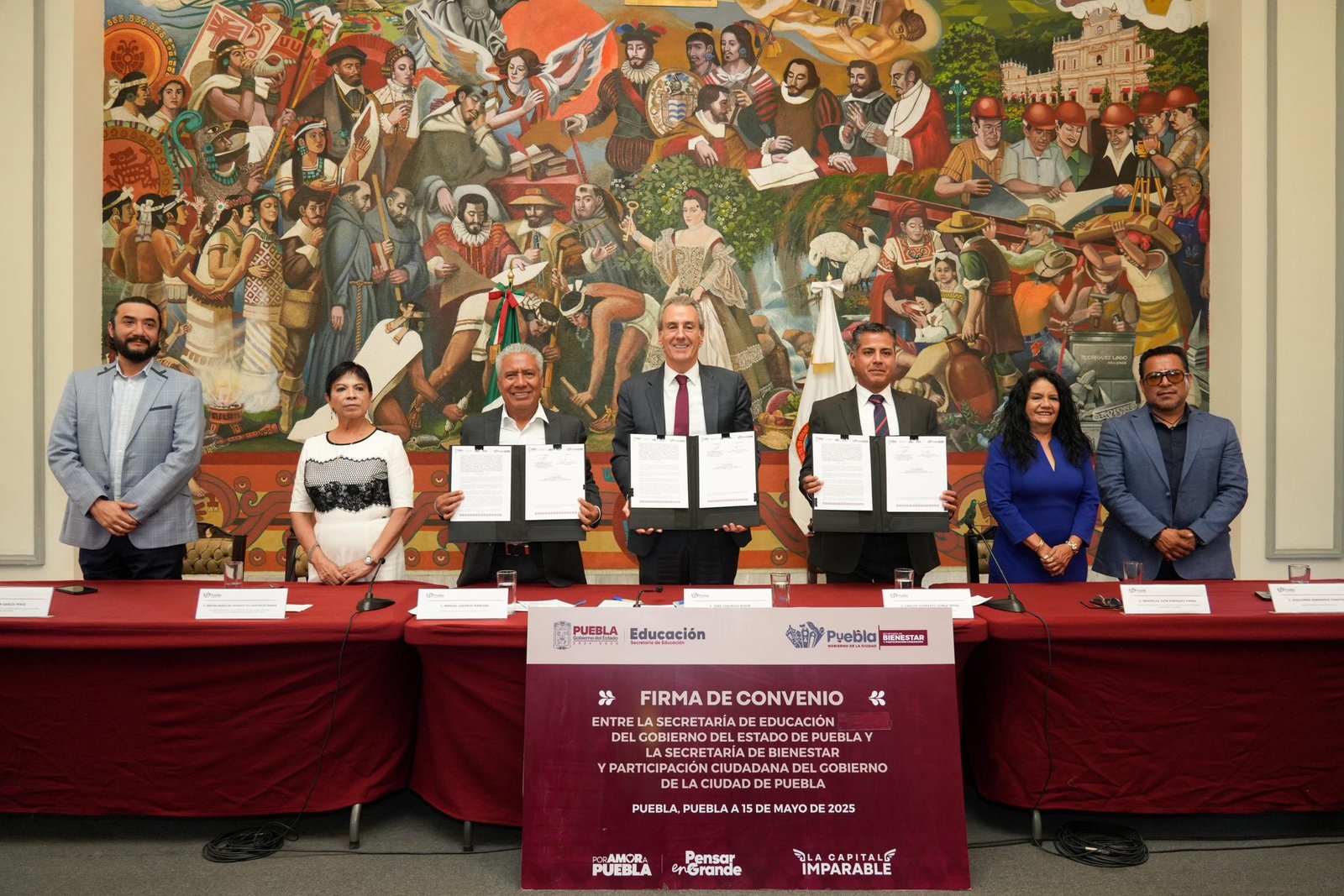 Hoy firmamos un Convenio de Colaboración a través de la Secretaría de Bienestar y Participación Ciudadana.