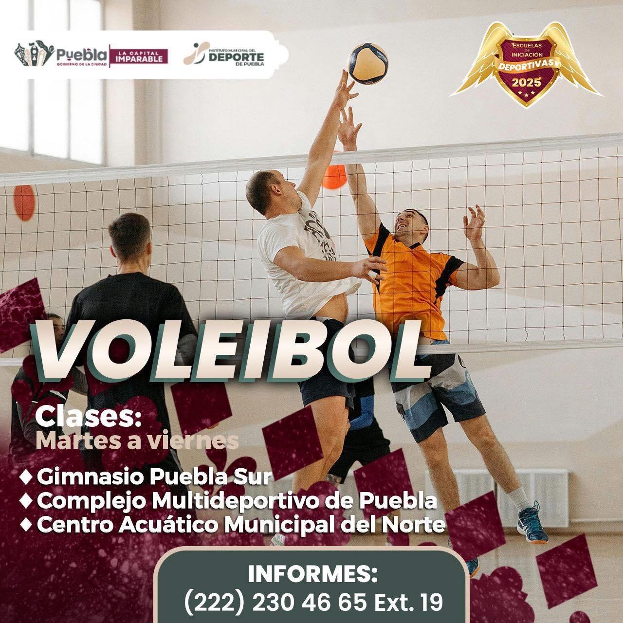 ¡Súmate a nuestras Escuelas de Iniciación Deportiva y aprende Voleibol!