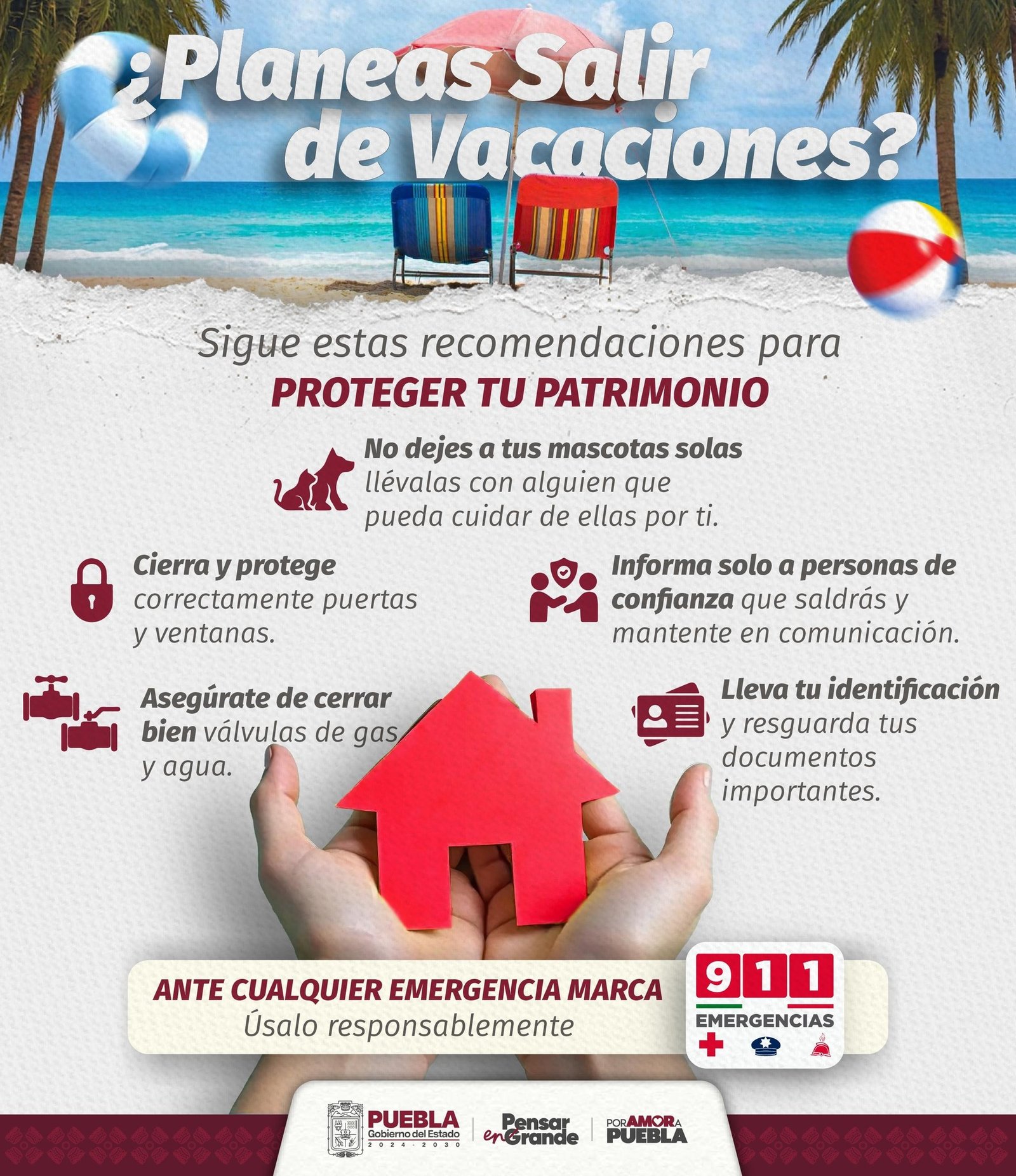 Queremos que disfrutes de unas Vacaciones Seguras