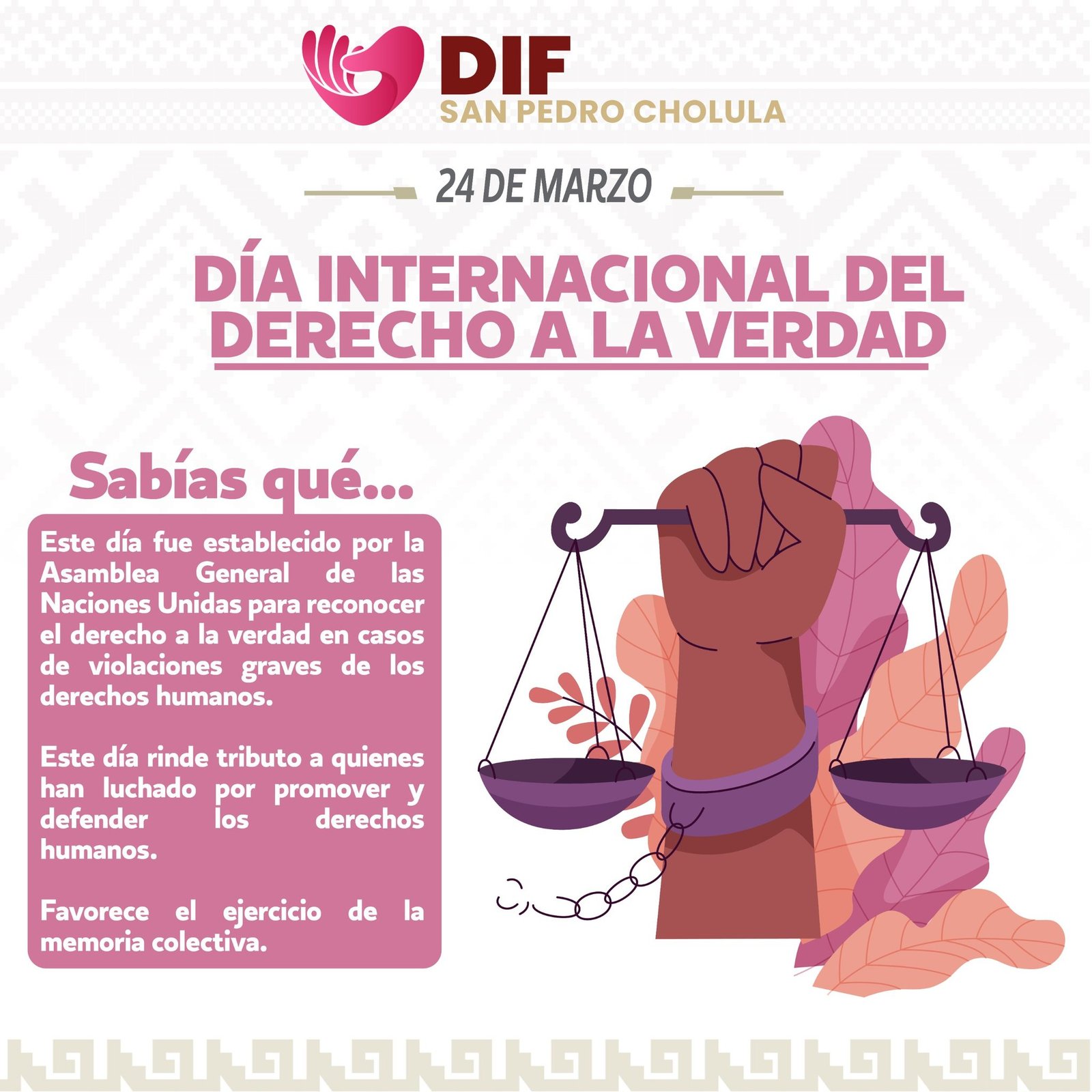 Día Internacional del Derecho a la Verdad