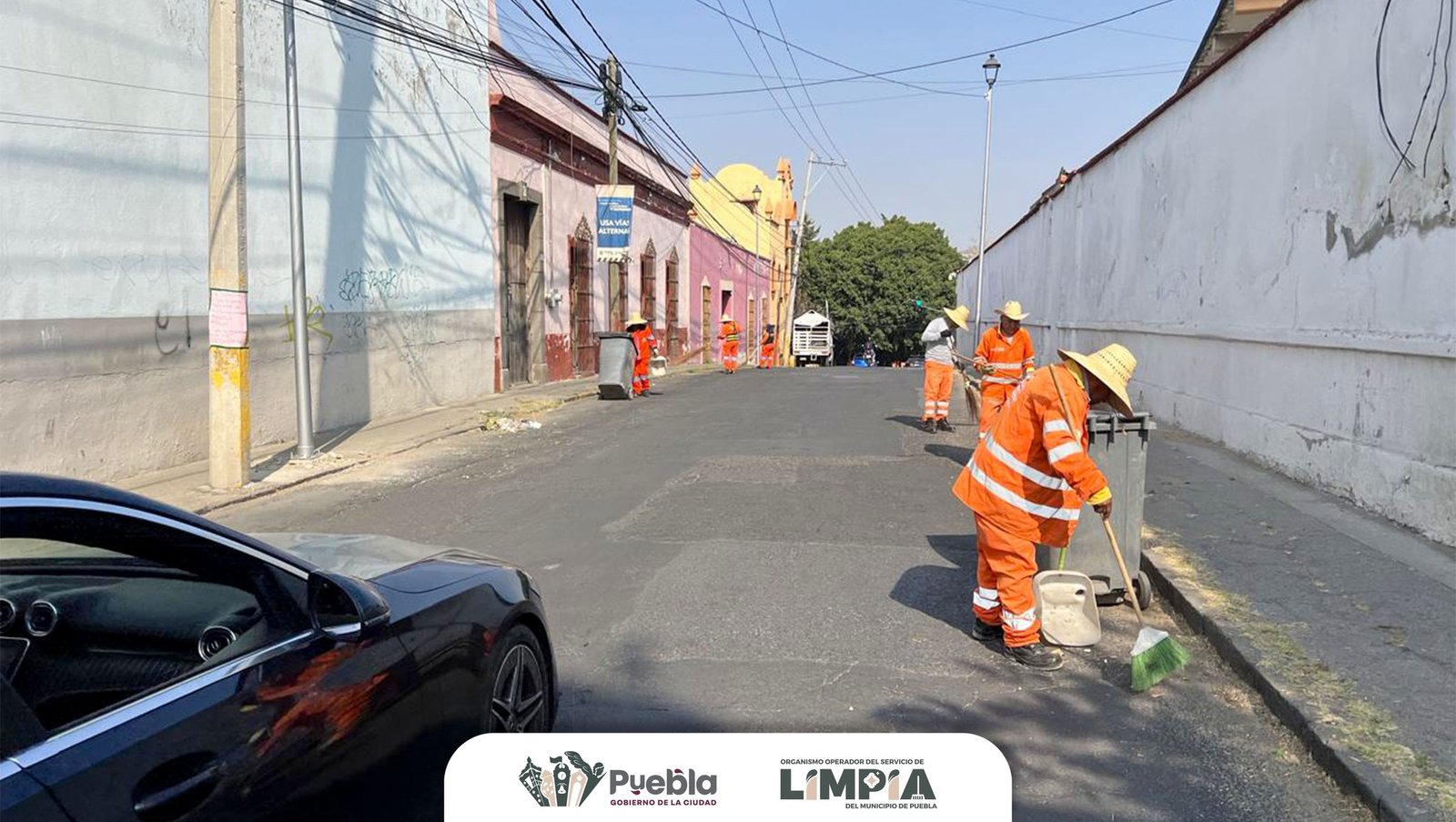 El #OOSL realizó labores de barrido en el Barrio del Alto