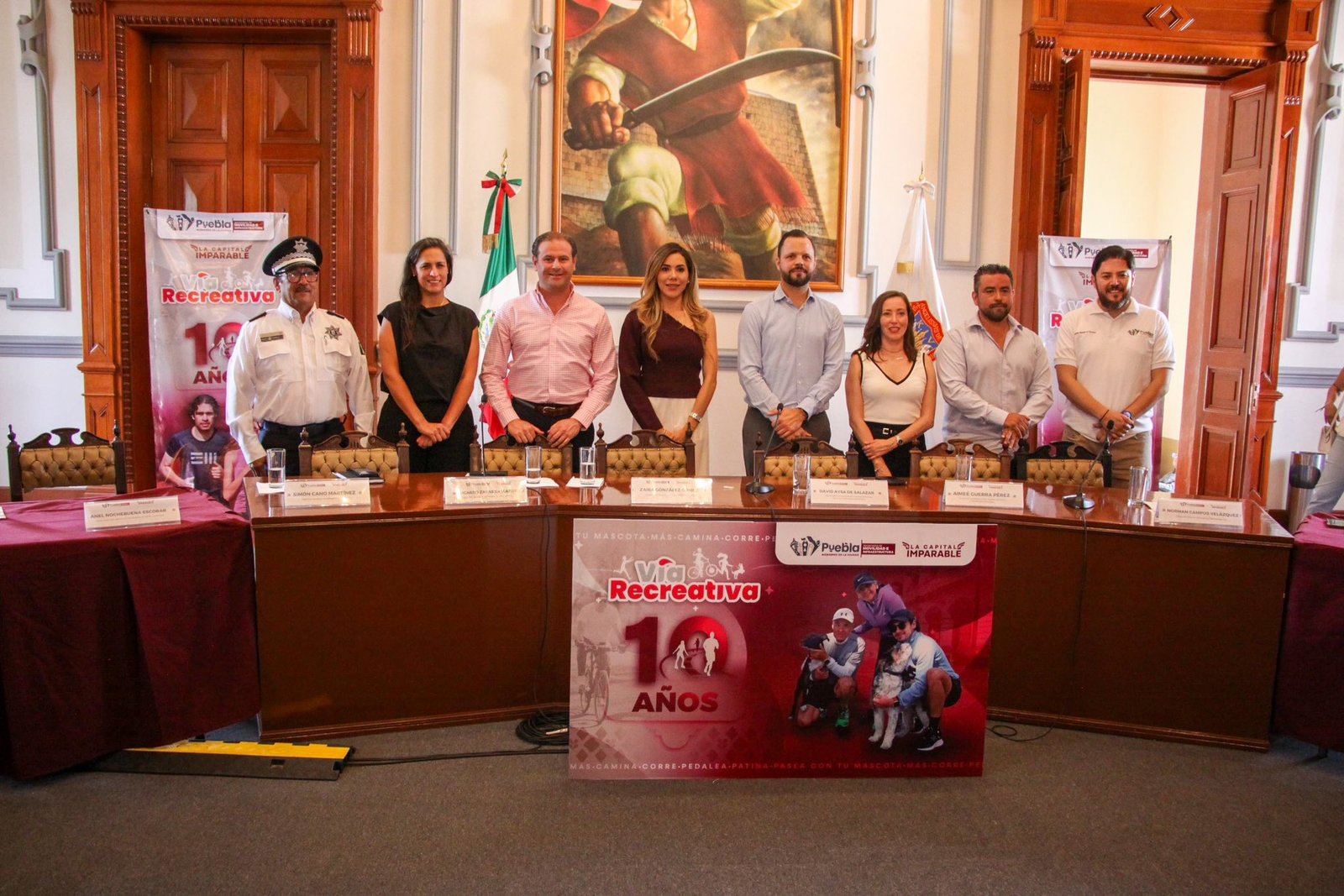 Nuestro director Ricardo Zayas Gallardo junto con la Secretaría de Movilidad e Infraestructura.