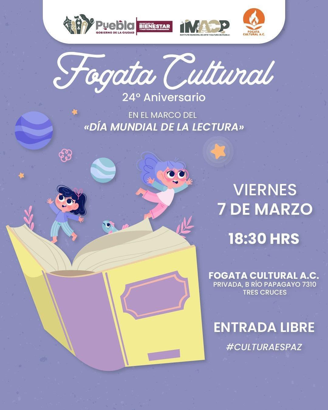 Celebra con nosotros el #DíaMundialDeLaLectura