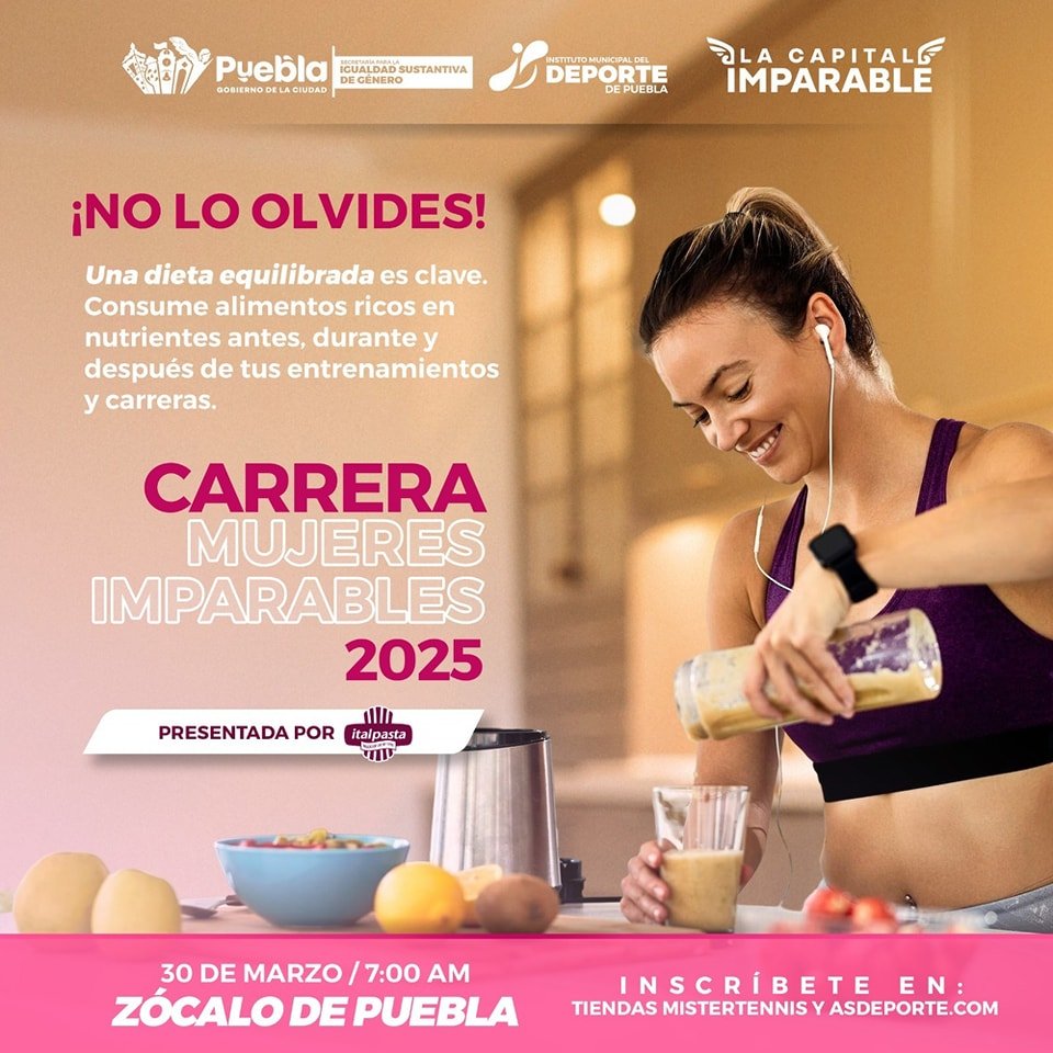 ¡Corre con energía y fuerza!