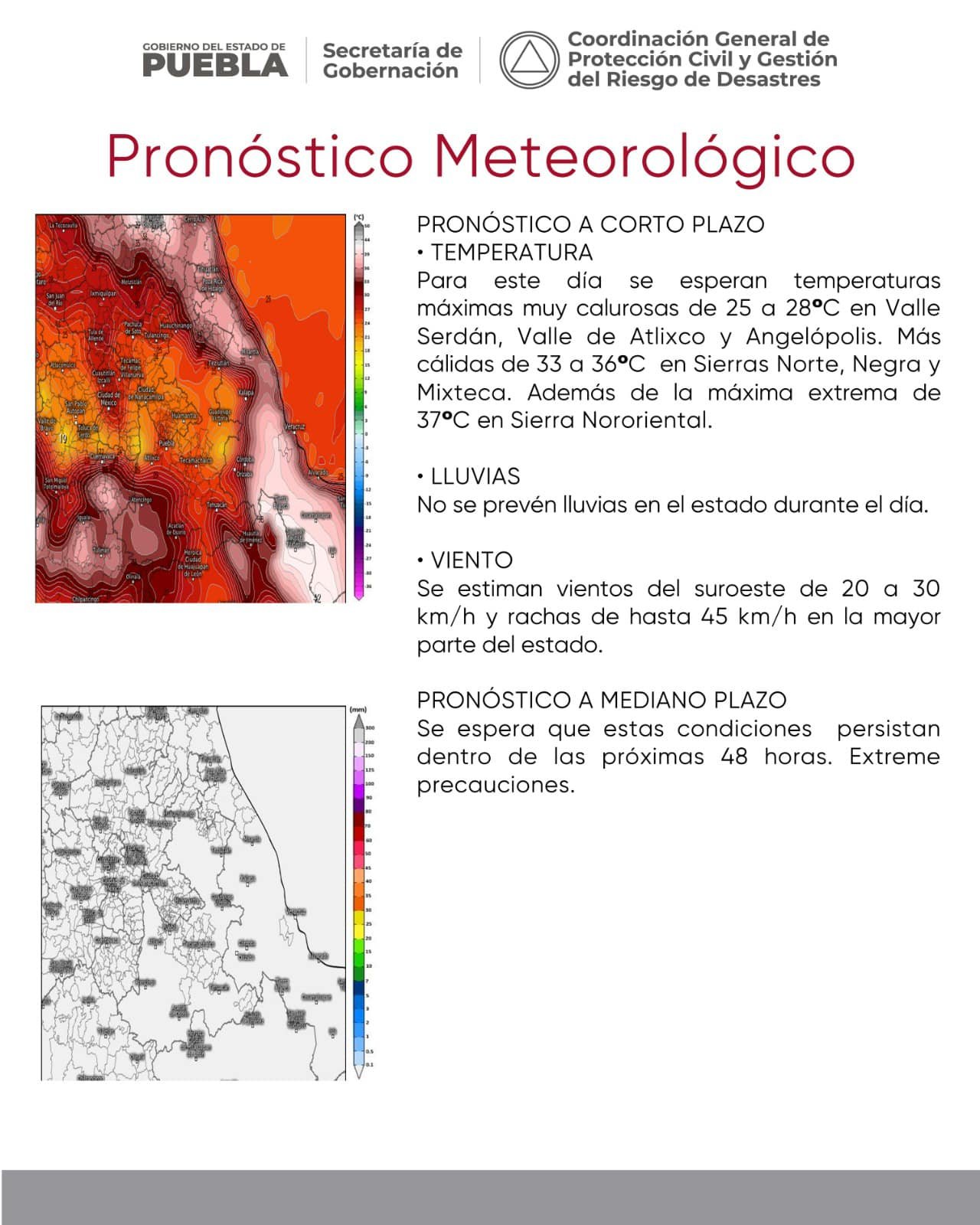 Ambiente muy caluroso durante el día.